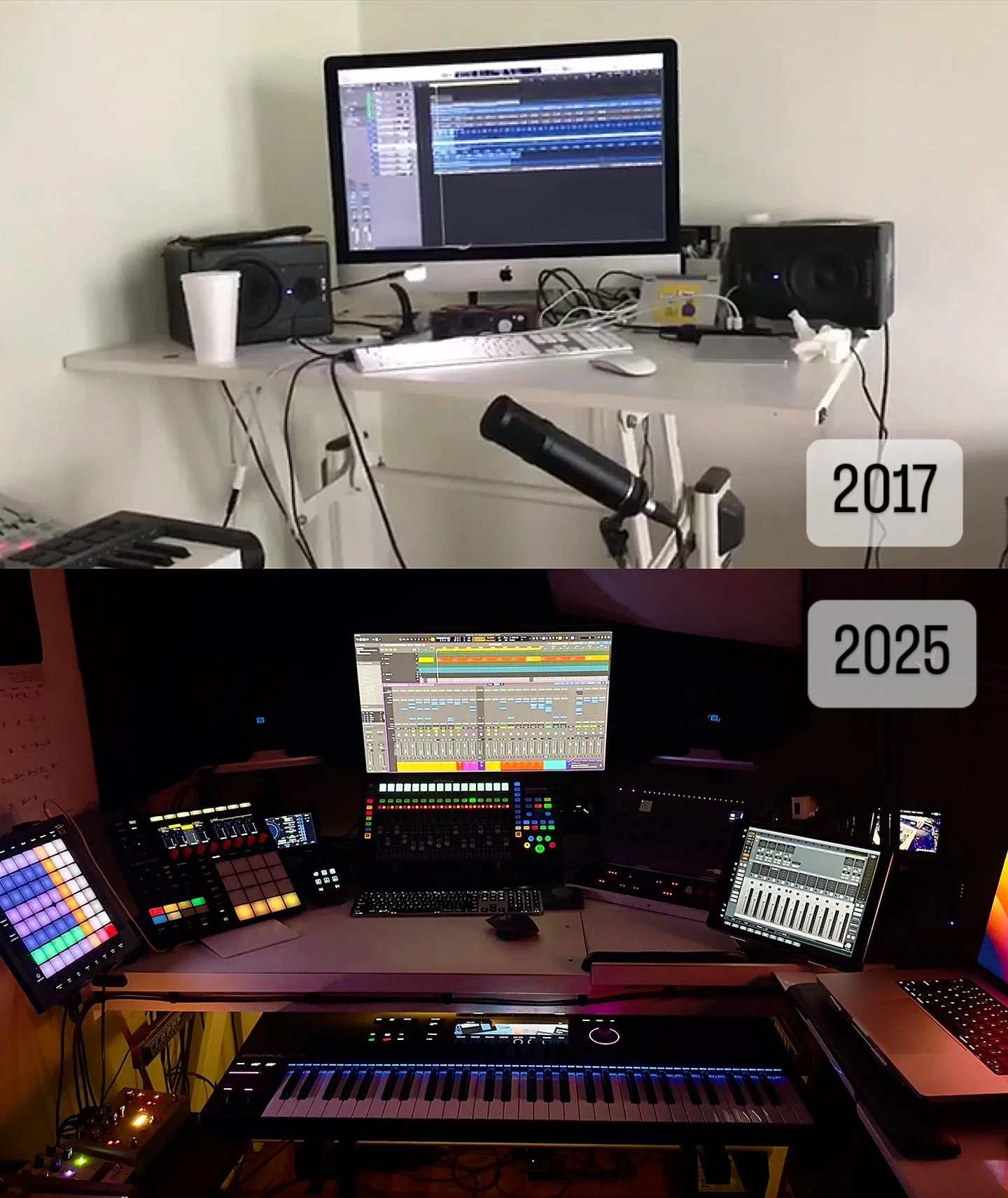 how it started&hellip;and now.