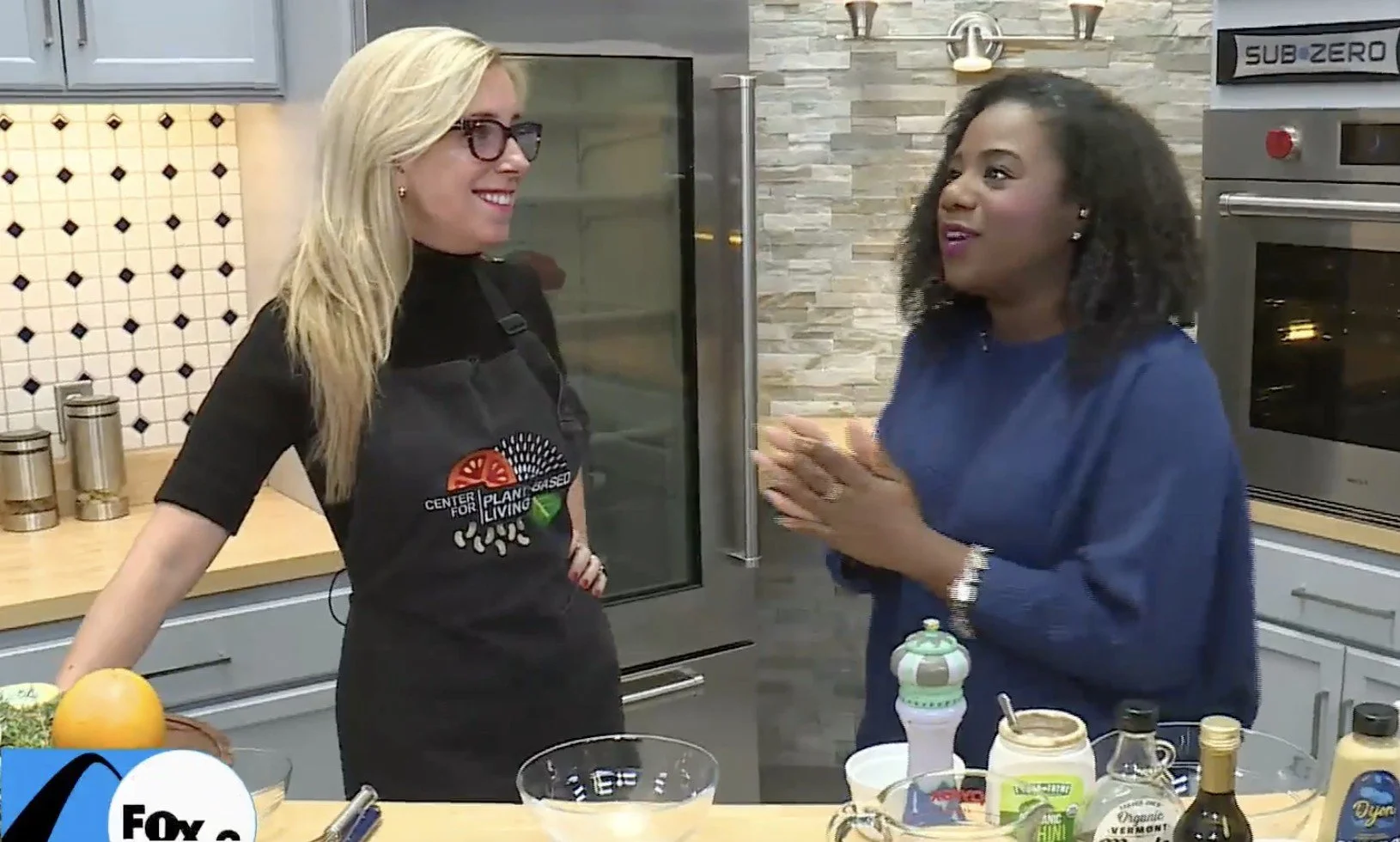 Chef was back on @fox2now this week and she debuted 3 new awesome sauces for the holidays! 

Here's one:

Maple Mustard Rosemary Sauce
Ingredients
&bull;	&frac14; cup Dijon mustard
&bull;	2 tablespoons pure maple syrup
&bull;	1 tablespoon fresh rosem