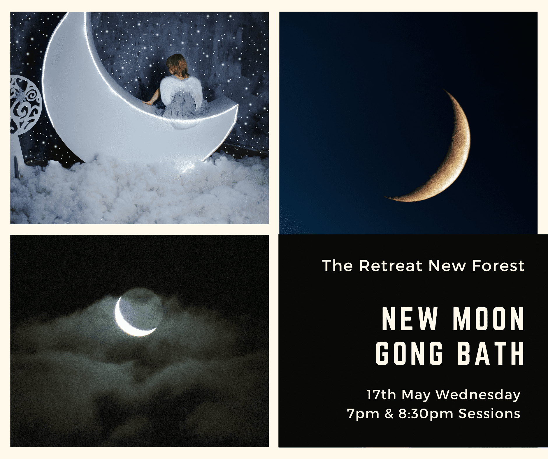 New Moon Gong Bath with Scania Price — The Retreat New Forest