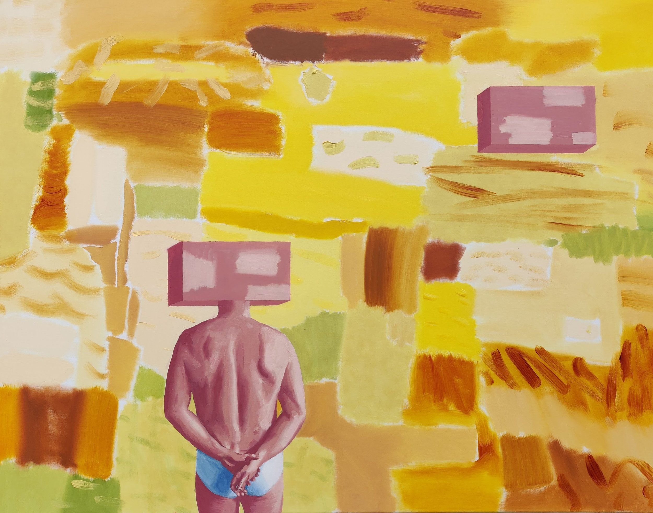  Yellow abstraction / Haniaeth melyn 