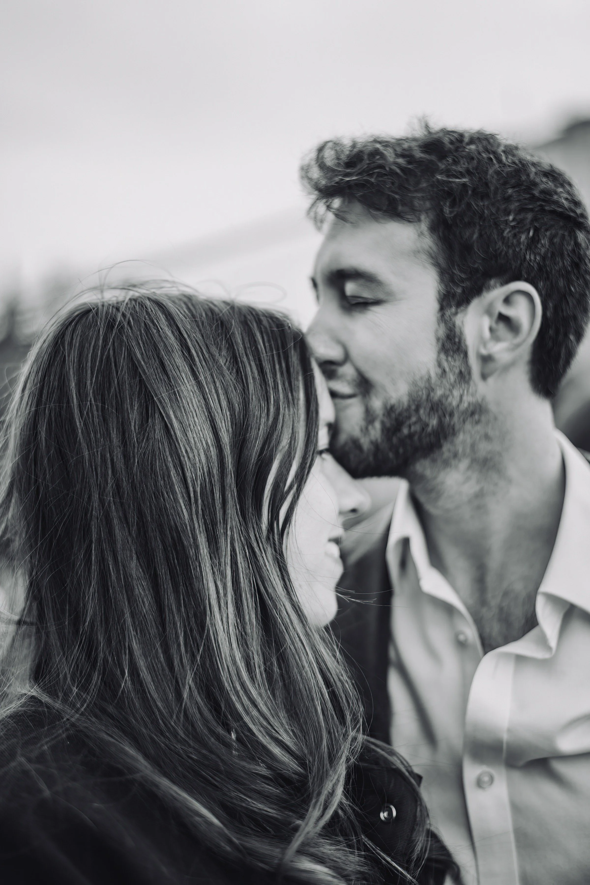 Post-Proposal Couples Photoshoot in DUMBO (Brooklyn Bridge)