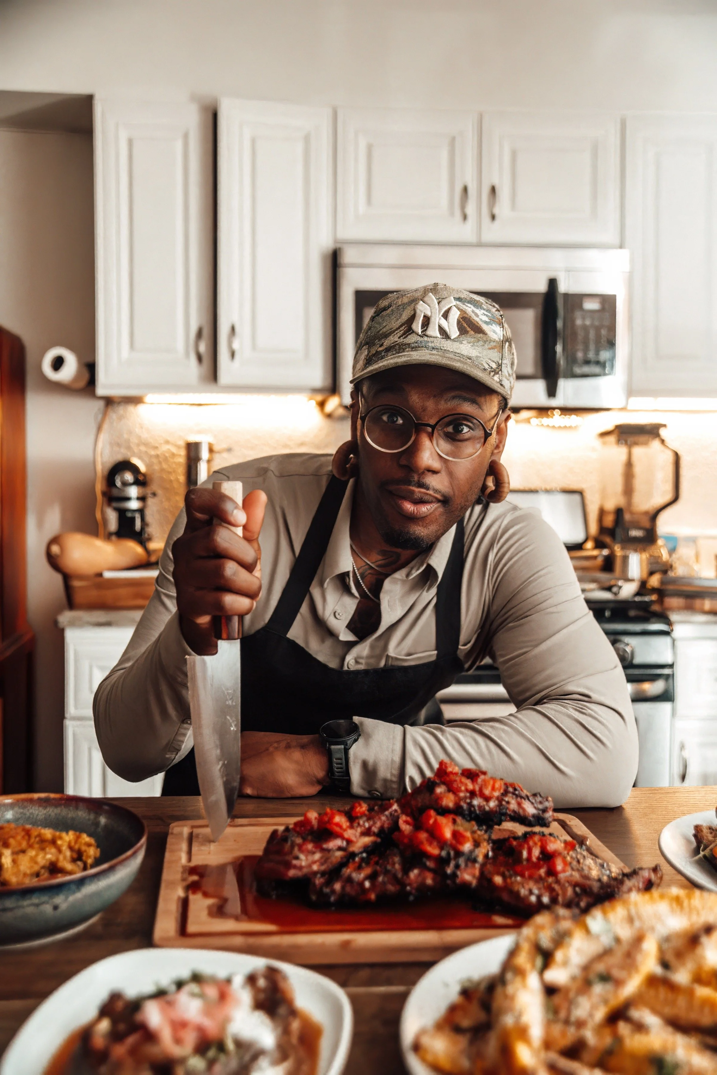 Private Chef Portraits and Food Shoot in Bed-Stuy, Brooklyn
