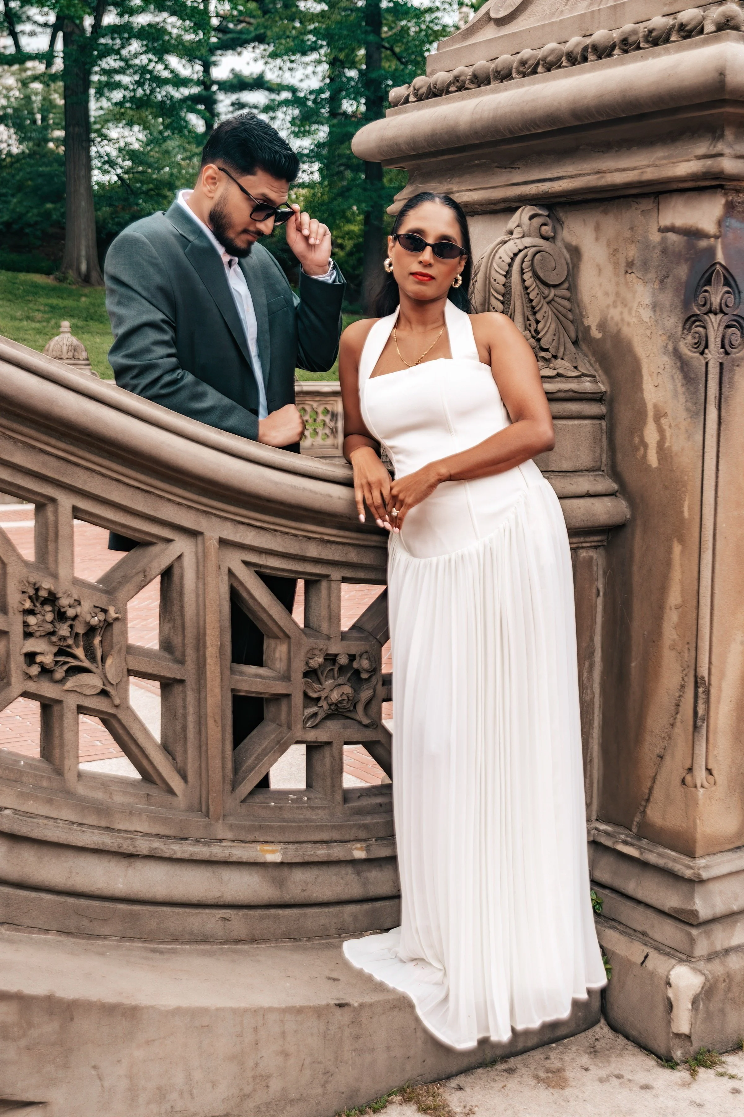 Engagement Shoot in Central Park, Manhattan: Jeena and Steven