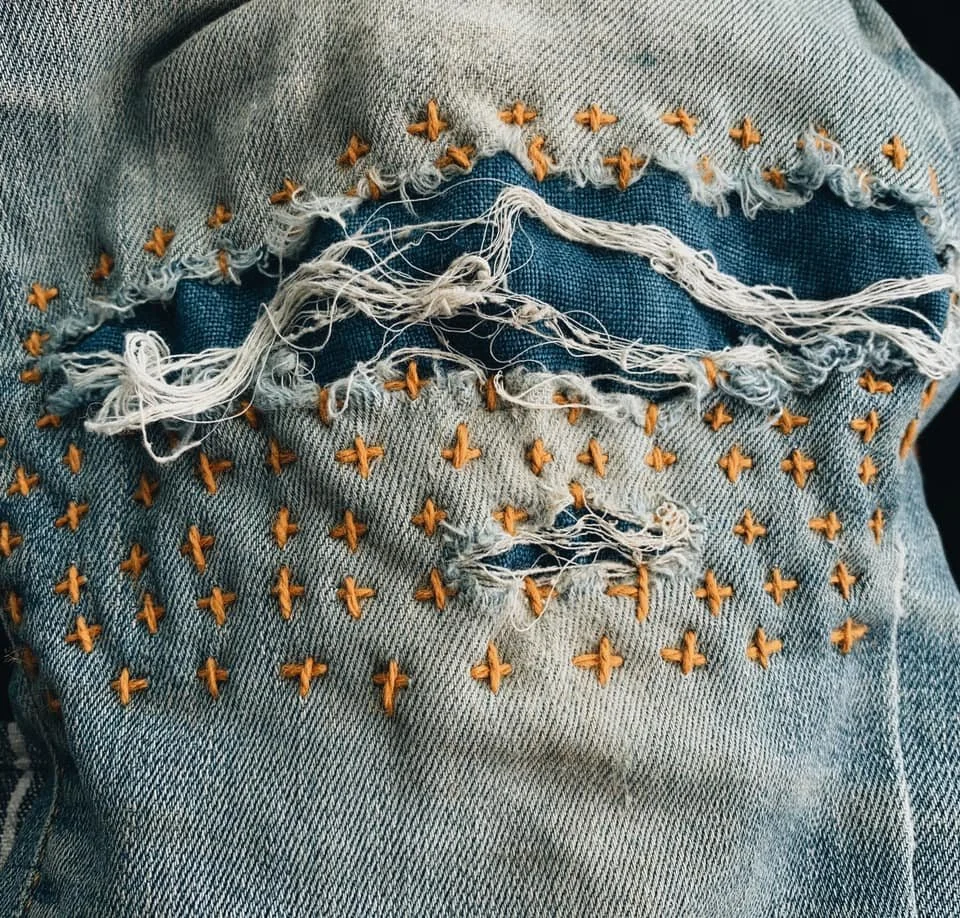 PORCHING AROUND: Visible Mending and Boro