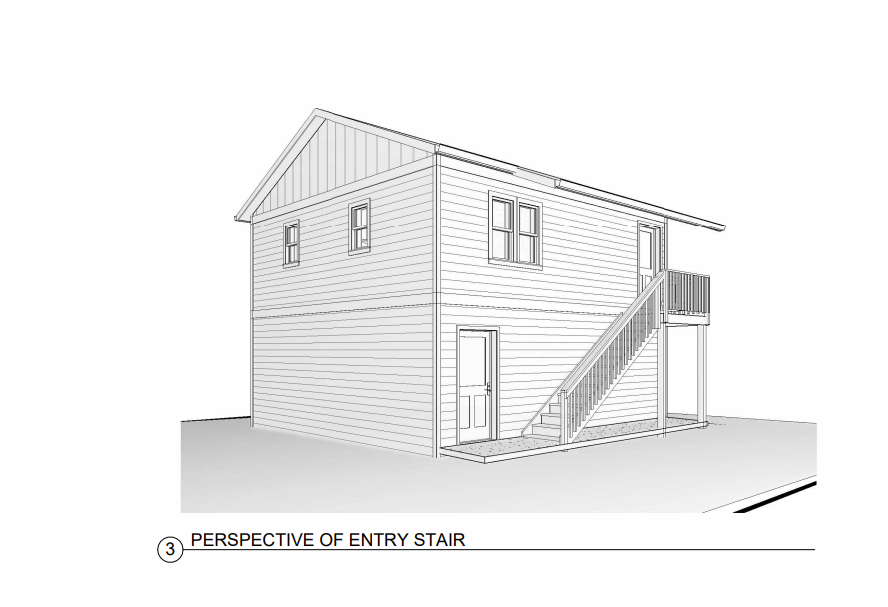 1 bed_garage ADU_black and white perspective_exterior.PNG