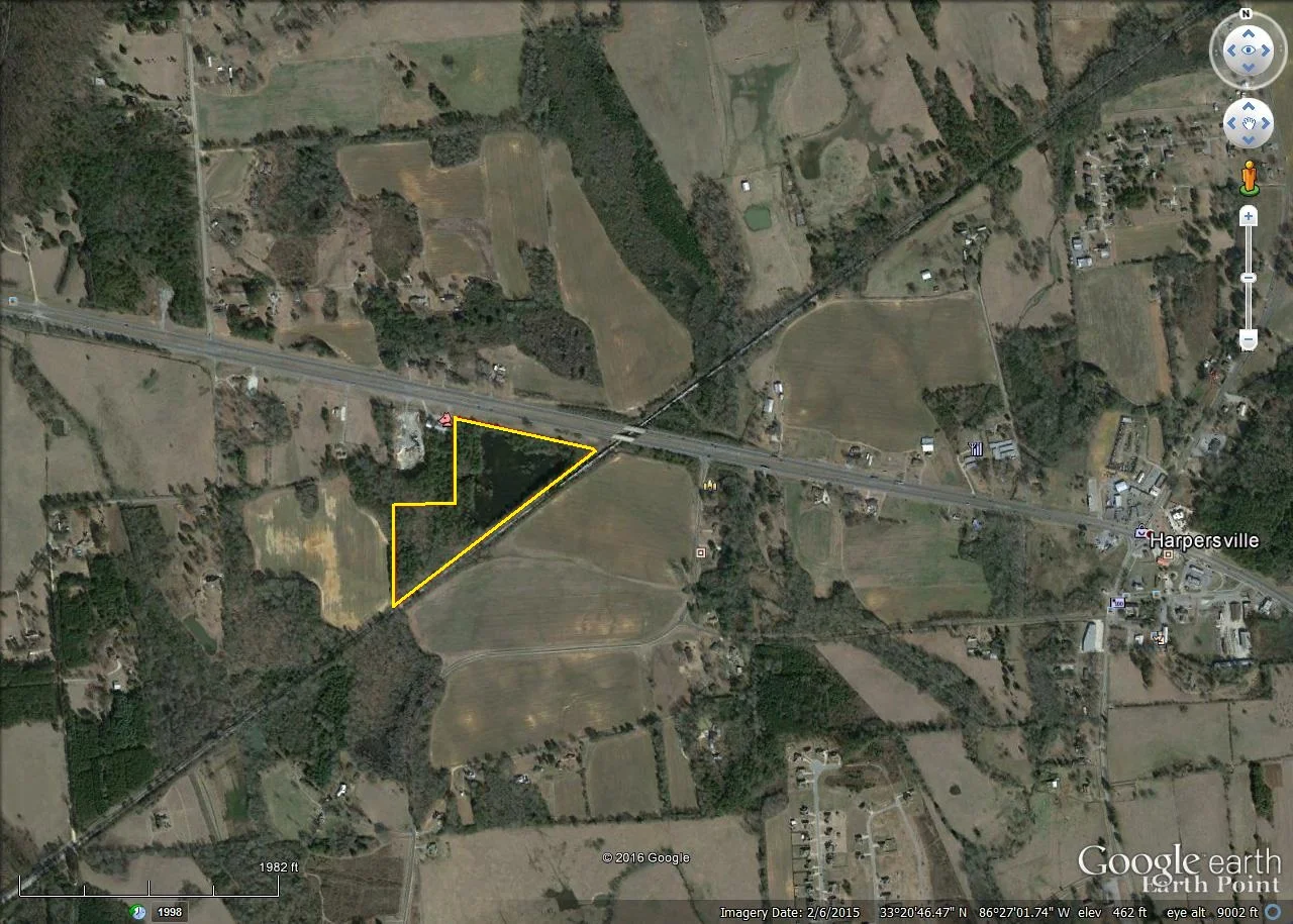 Harpersville Alabama Hwy 280 For Sale 17 Acres — Adair Land Company