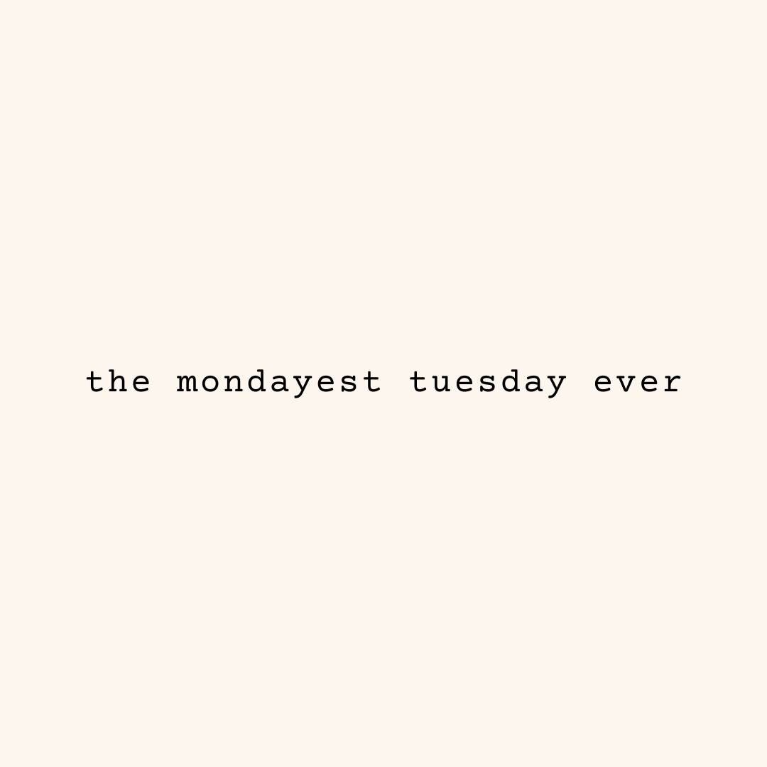 There&rsquo;s just something about starting the work week on a Tuesday...wishing you a successful week ahead!

#mondayonatuesday #mondayvibes #backtowork