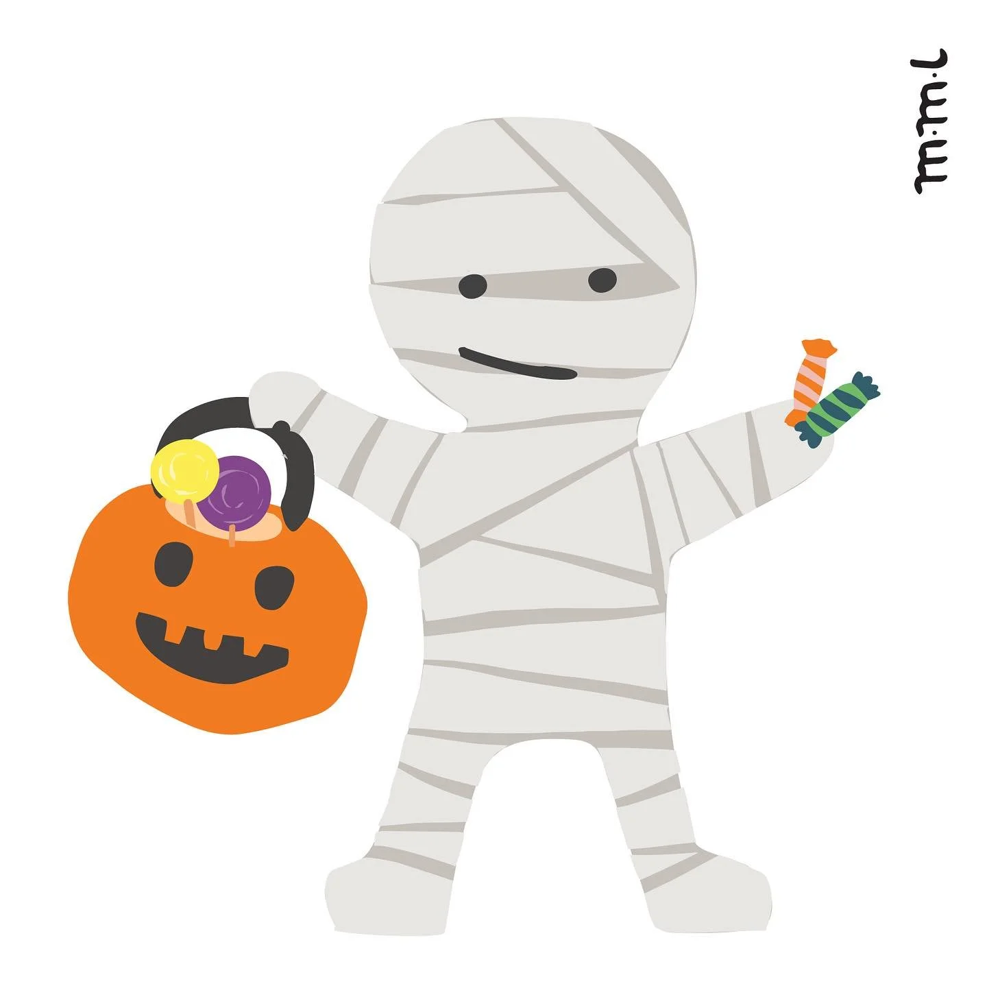 Happy Halloween 🎃 @marcemaclau⁠
⁠
⁠
⁠
⁠
#halloween2024 #nochedebrujas2024 #boo #boohoo #mummy #momia #mummy #trickortreat #illustrationhalloween #illustragrammers ⁠#halloweencostume #halloweendecorations #halloweenparty  #halloweenillustration #hall