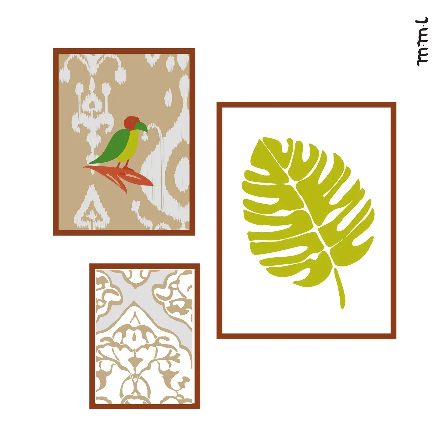 Combinacion tropical 🌿 
@marcemaclau
-
-
-
-
-
-
-
-
#tropical #tropicalvibes #monstera #parrot #wallartdecor #wallart #wallartdesign #neutralcolors #neutralcolorpalette #neutralcolorwallart #tropicalwallart #artlicensing #artlicensingdesign #illust