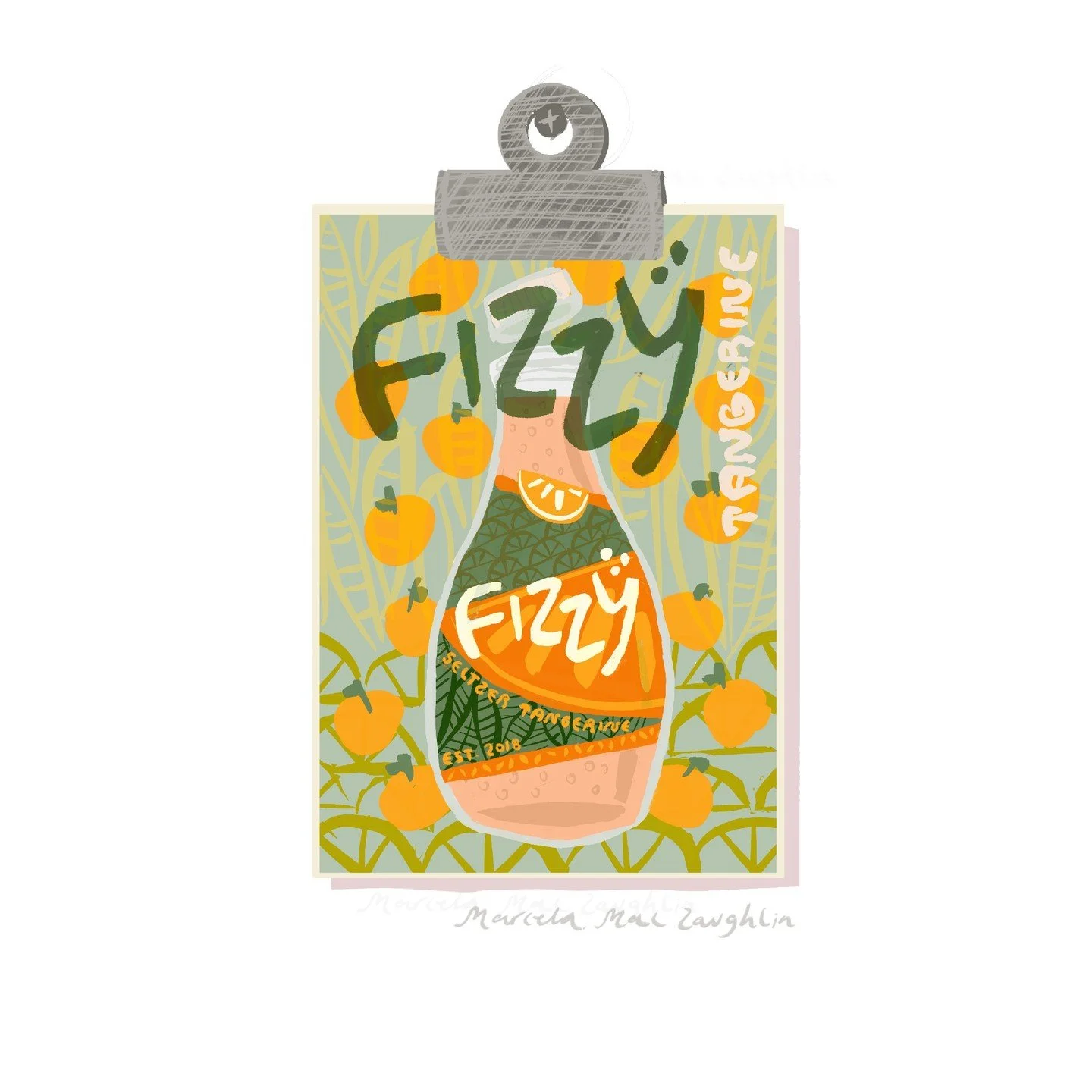 Fizzy for #portfolioclub2026 🍊 @marcemaclau -
-
-
-
-
-
-
-
#lettering #letteringcommunity #bottledesign #sparkling #sparklingros&eacute; #sparklingbeverage #tangerines #posterdesign #posterart #postereveryday #oranges #orange #orangecolor #orangeju