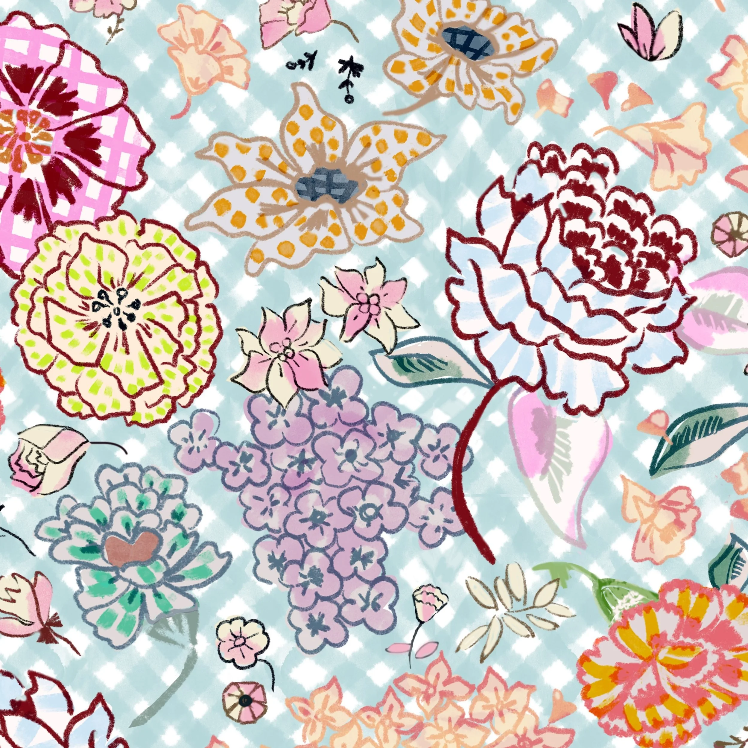 Floral pattern now in my #spoonflowershop 🌺 Trama floral ahora en mi tienda de #spoonflower - 🌸 
@marcemaclau
-
-
-
-
-
-
-
#floralpattern #floralpainting #floresfloresym&aacute;sflores #textiledesign #fabricdesign #spoonflowerfabric #spoonflowerch