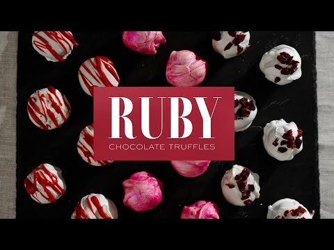 How to Make Ruby Chocolate Truffles