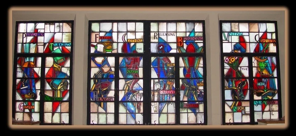The Narthex Windows — University Christian Church of Austin