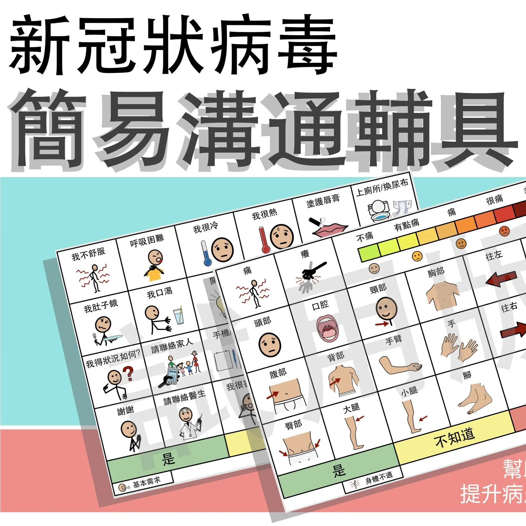 新冠肺炎溝通輔具