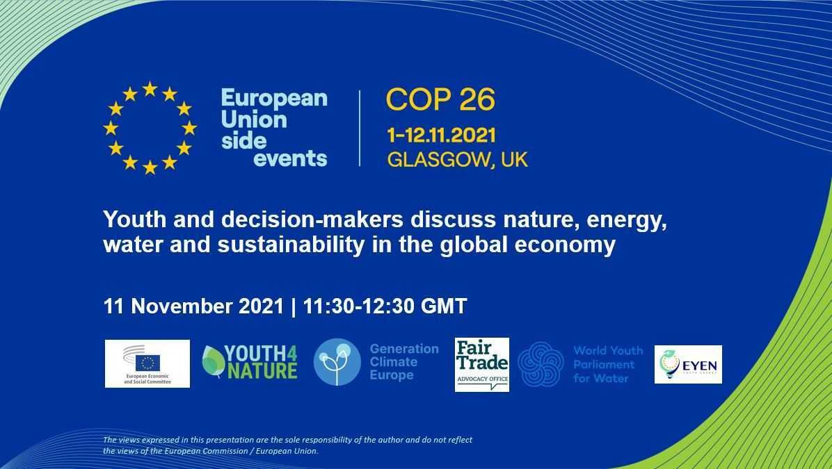 Youth and decision-makers discuss nature, energy, water and sustainability in the global economy