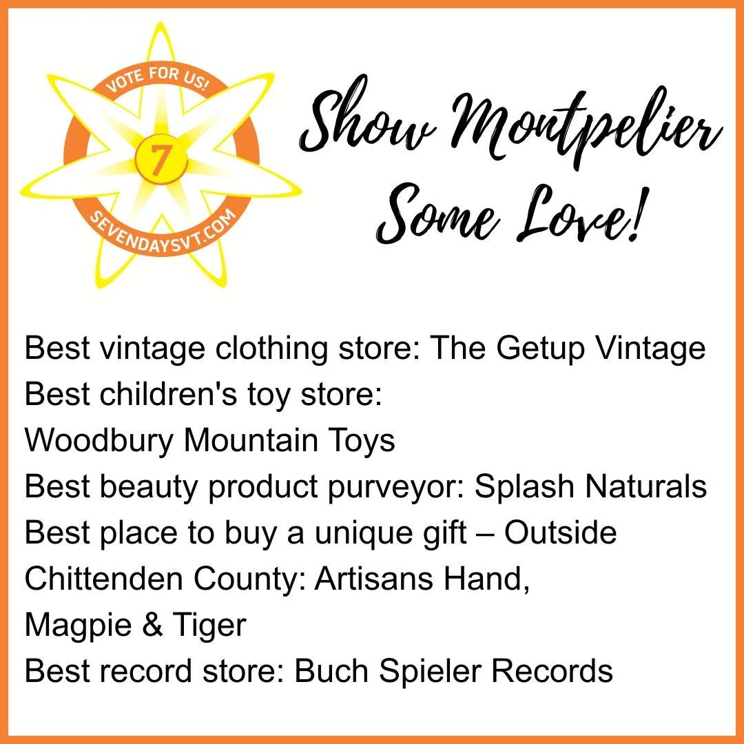 Vote Montpelier in the Seven Daysies