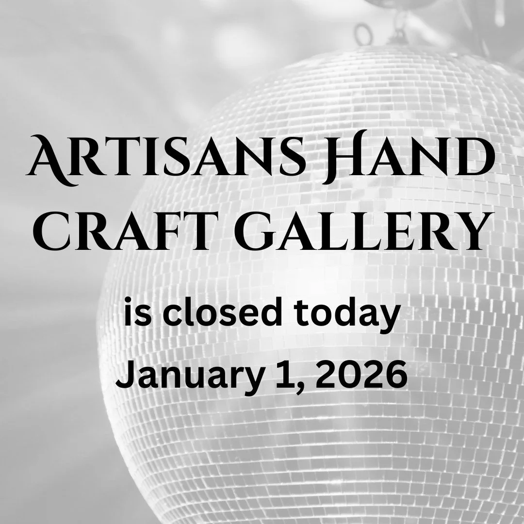 Artisans Hand is closed today, January 1, but will reopen tomorrow at 11:00 a.m.

We wish you a warm and wonderful 2026! 🥳

#happynewyears #happy2026 #happynewyear2026 #celebrate #partylikeits2026
