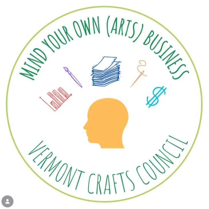 One week from today (April 16), the @vermontcraftscouncil is presenting its annual marketing conference, 𝙈𝙞𝙣𝙙 𝙔𝙤𝙪𝙧 𝙊𝙬𝙣 (𝘼𝙧𝙩𝙨) 𝘽𝙪𝙨𝙞𝙣𝙚𝙨𝙨. It will be held at the @wrcraftcenter in Randolph, Vermont from 9:00 a.m. - 3:30 p.m.

Duri