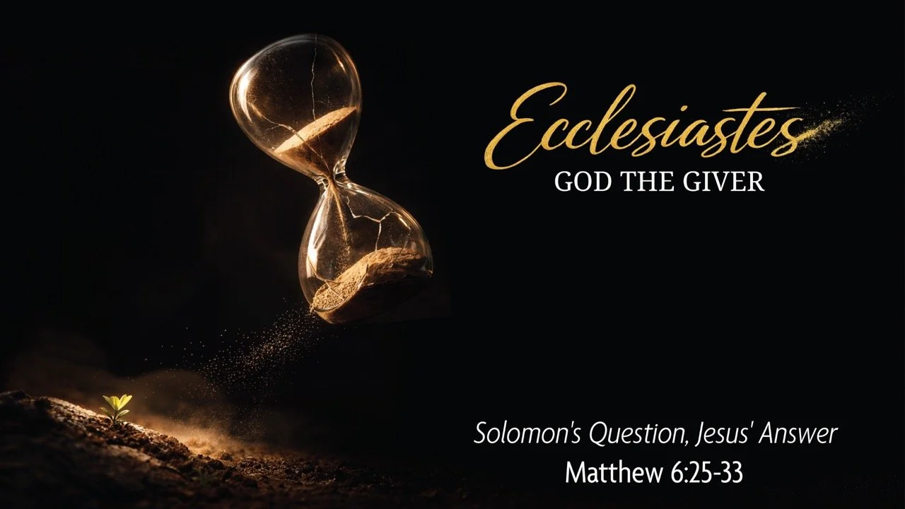 June 7, 2026 | Solomon's Question, Jesus' Answer