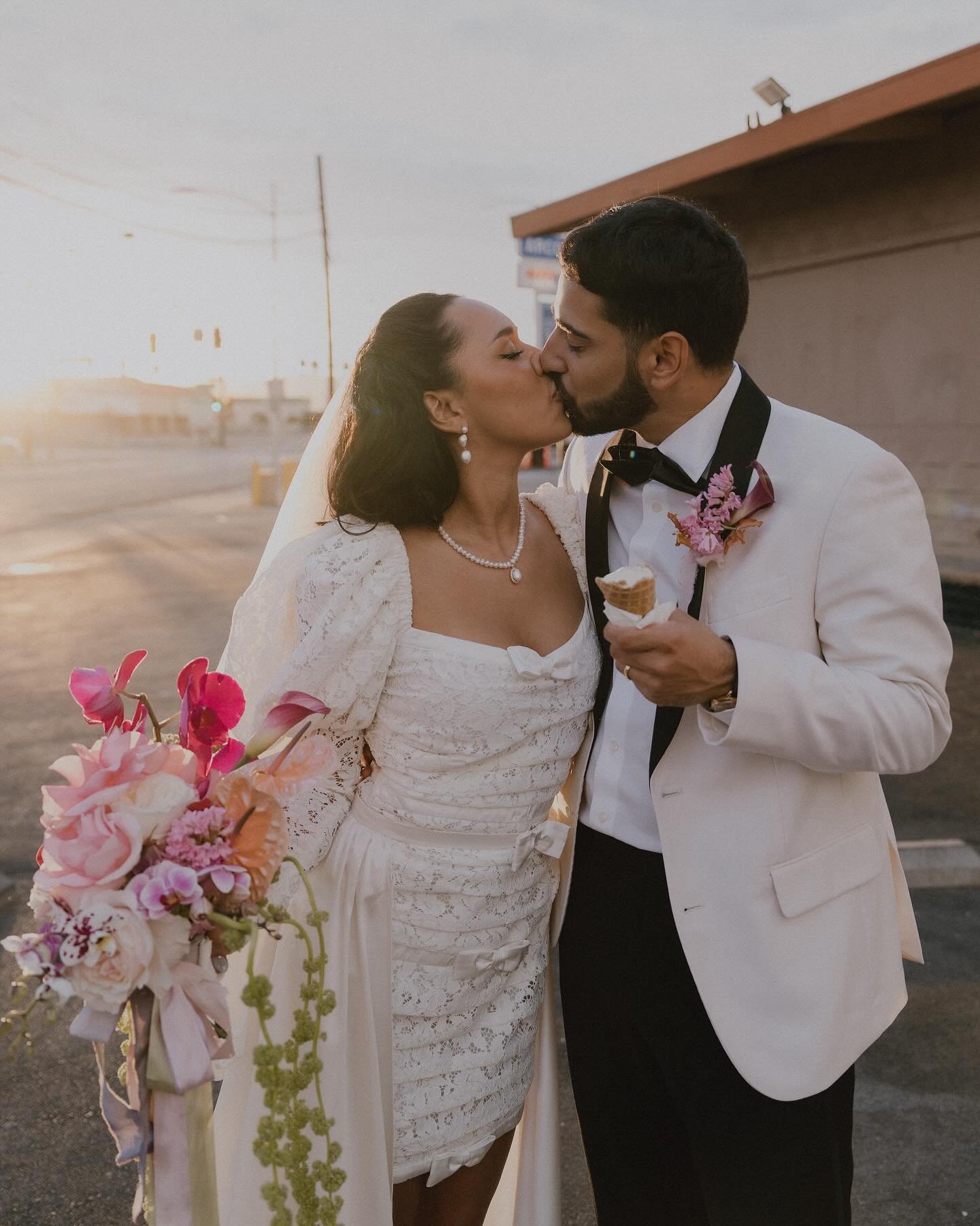 My goodness, this day was phenomenal. A ceremony at Sure Thing, gorgeous Lucid Juliet florals at the altar, a vintage car awaiting afterwards. Not to mention an ice cream pitstop and the cake and champagne at a carousel bar followed by a champagne po