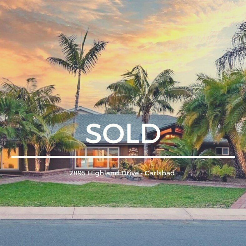 SOLD! 2895 Highland Drive, Carlsbad is a 2,030sq ft, 2 bed + office, 2 bath home in Old Carlsbad that just sold for $1,525,000! Congratulations to our seller!

Jason Daniels⁣
DRE# 02054655 ⁣

#DHCrealestate