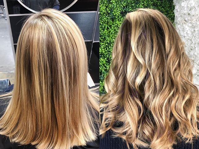 Which do you prefer? Smooth and silky or wavy and bouncy? 🤔 I&rsquo;ve always been more of a wavy girl! I love how Julie&rsquo;s hair shows off her pops of dimension when it&rsquo;s curled 👏🌊 &bull;
&bull;
&bull;
&bull;
&bull;
&bull;
&bull;
&bull;