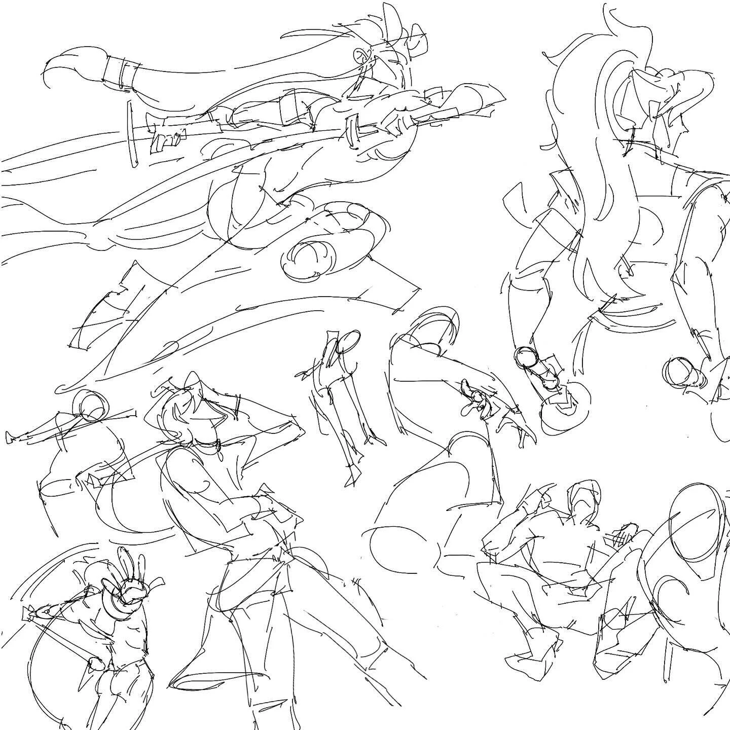 &ldquo;figure&rdquo; drawings from modelviewer.lol. a big fuck you to riot for laying off 530 people this week btw 👍