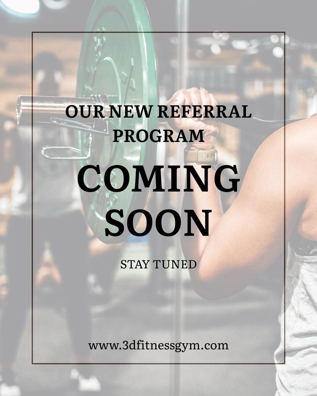 A little thank you for spreading the word&mdash;coming soon!! 

 #CommunityDriven #FitnessFamily #BringAFriend #trainwithus#tustincalifornia