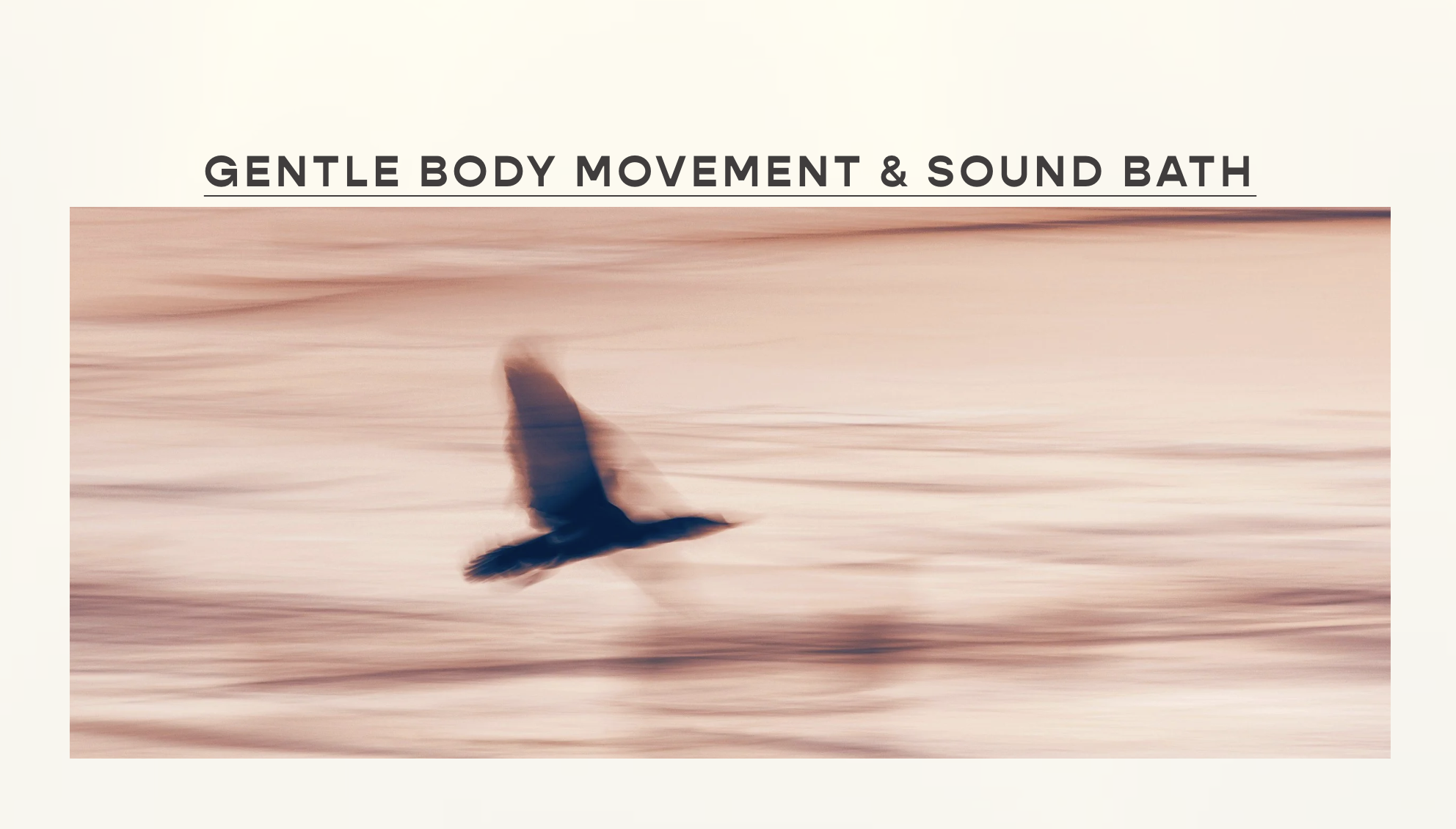 Gentle body movement & sound bath at Ascentiah Healing Center