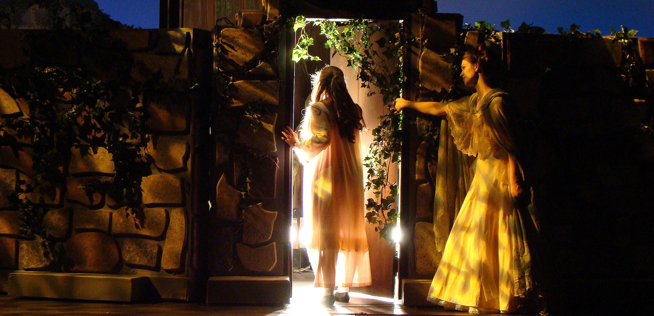   Abigail Stokley  and  Sara Black  in Sinfonicron Light Opera Company’s production of  The Secret Garden , Directed by  Dan Plehal .  