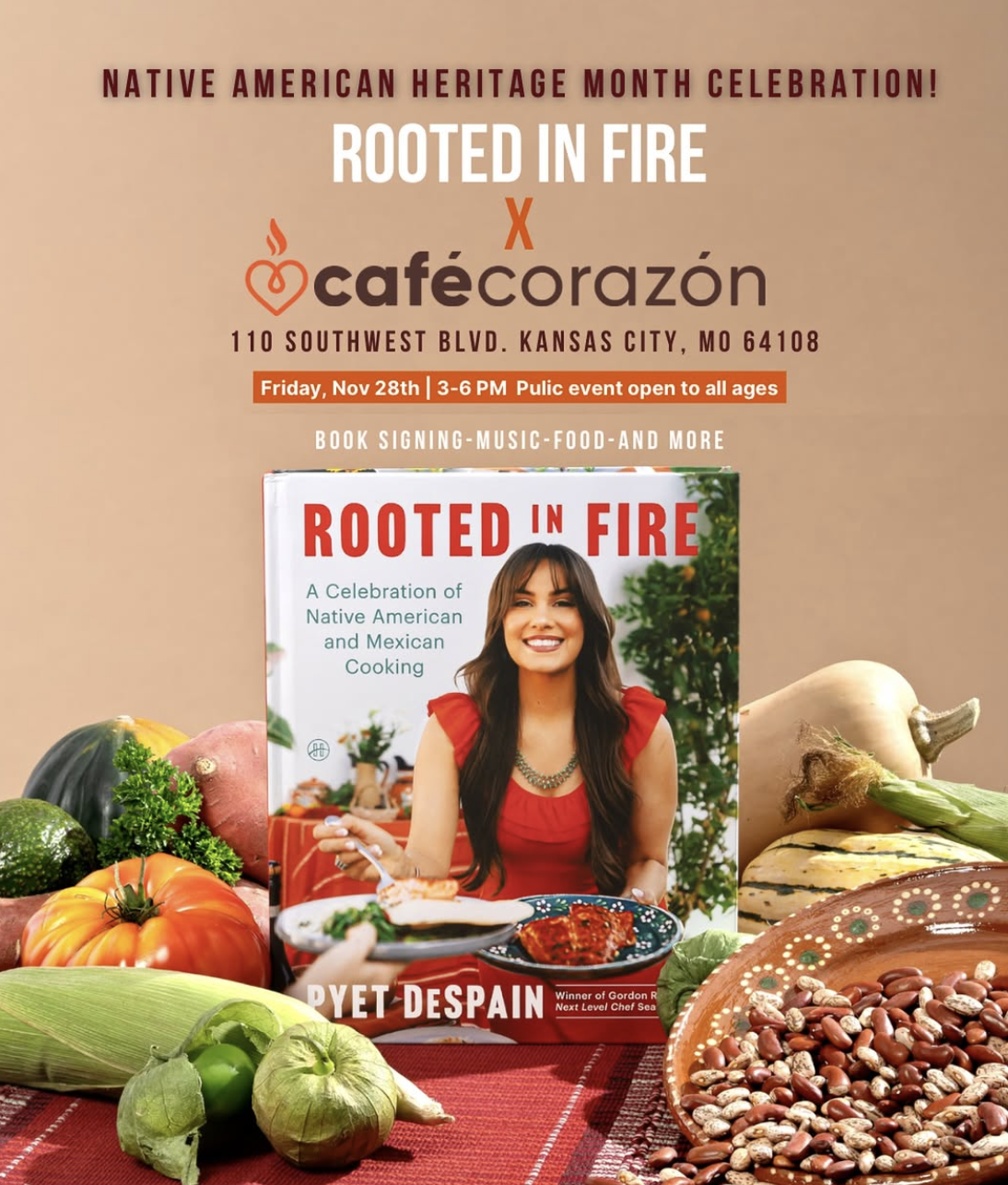 Native American Heritage Month Celebration: With Chef Pyet
