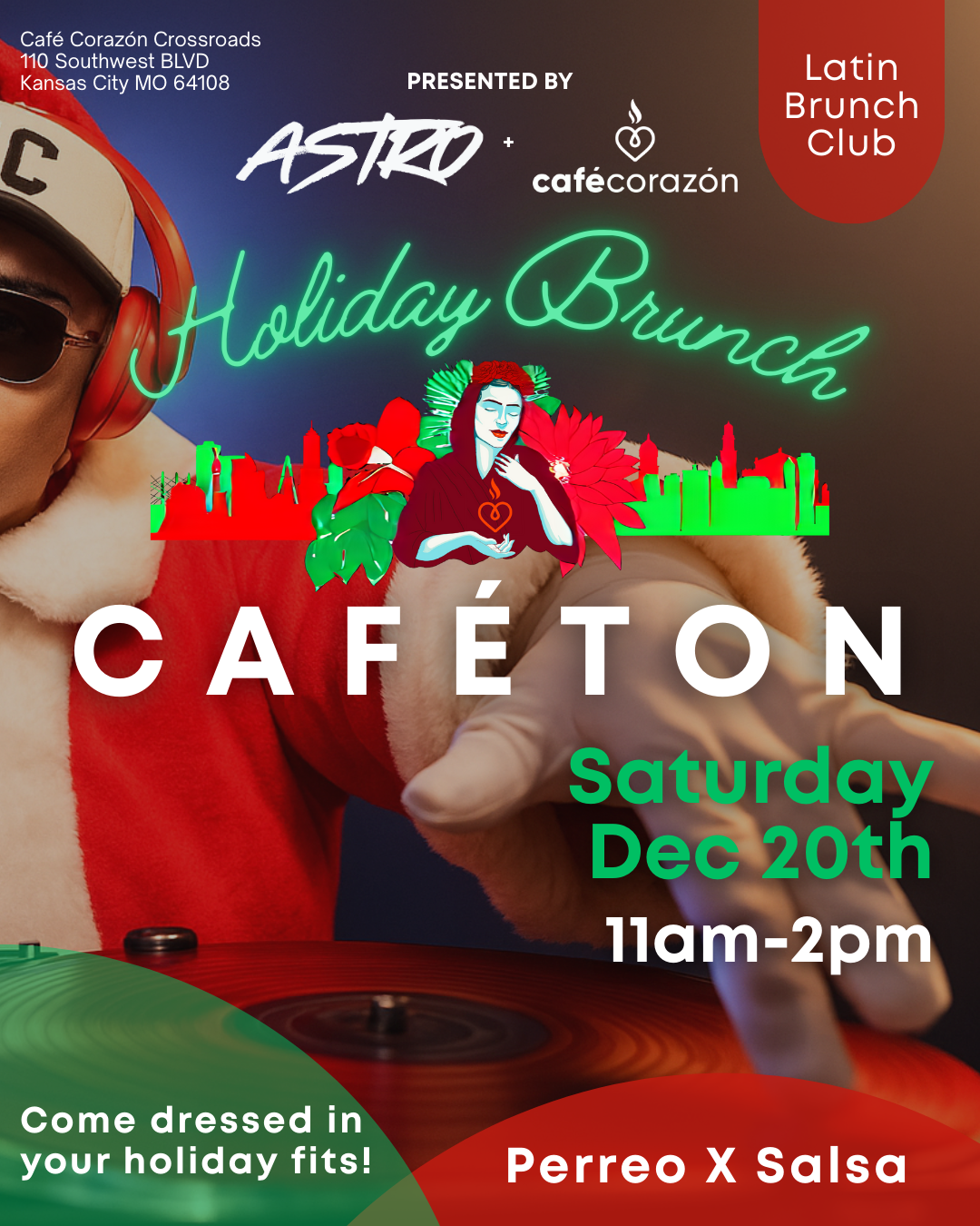 🎄✨ CAFÉTON: HOLIDAY BRUNCH PARTY ✨🎄
