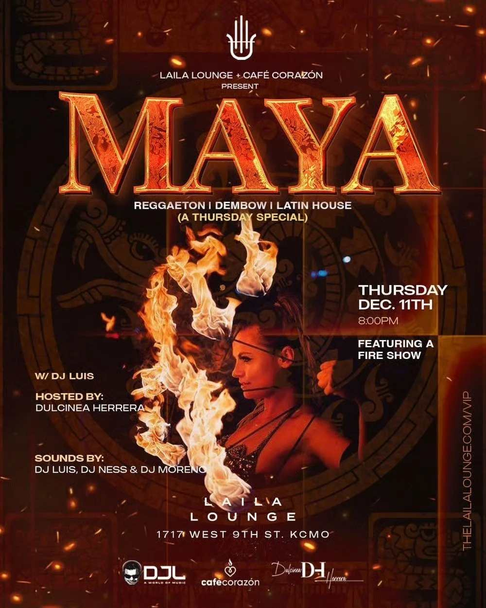 🔥 Café Corazón x Laila Lounge Present: MAYA 🔥
