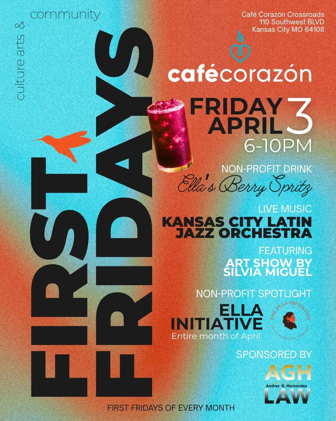 🎨✨ FIRST FRIDAY: LATIN JAZZ + ART NIGHT ✨🎶