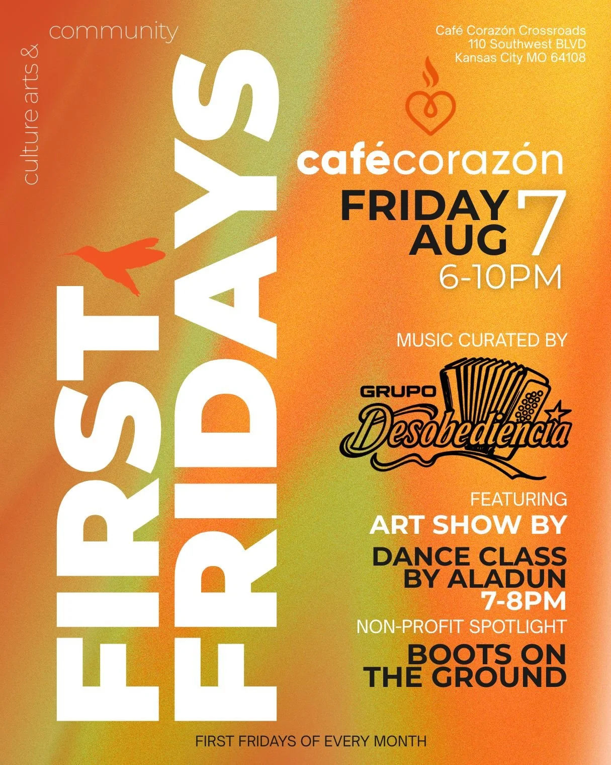 First Friday: August
