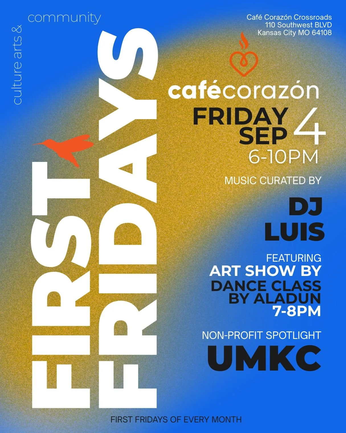 First Friday: September