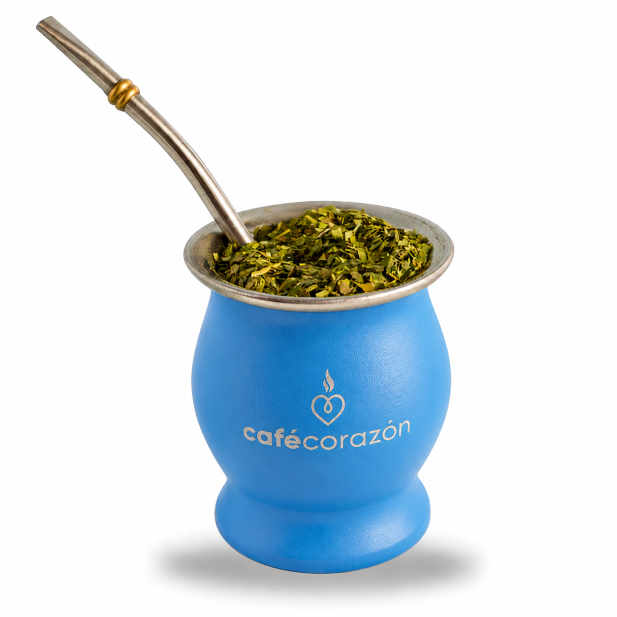 Yerba Mate Gourd-Blue