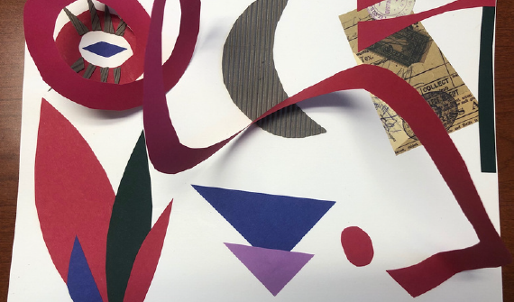 Exchange Table -ABSTRACT LIFE COLLAGE