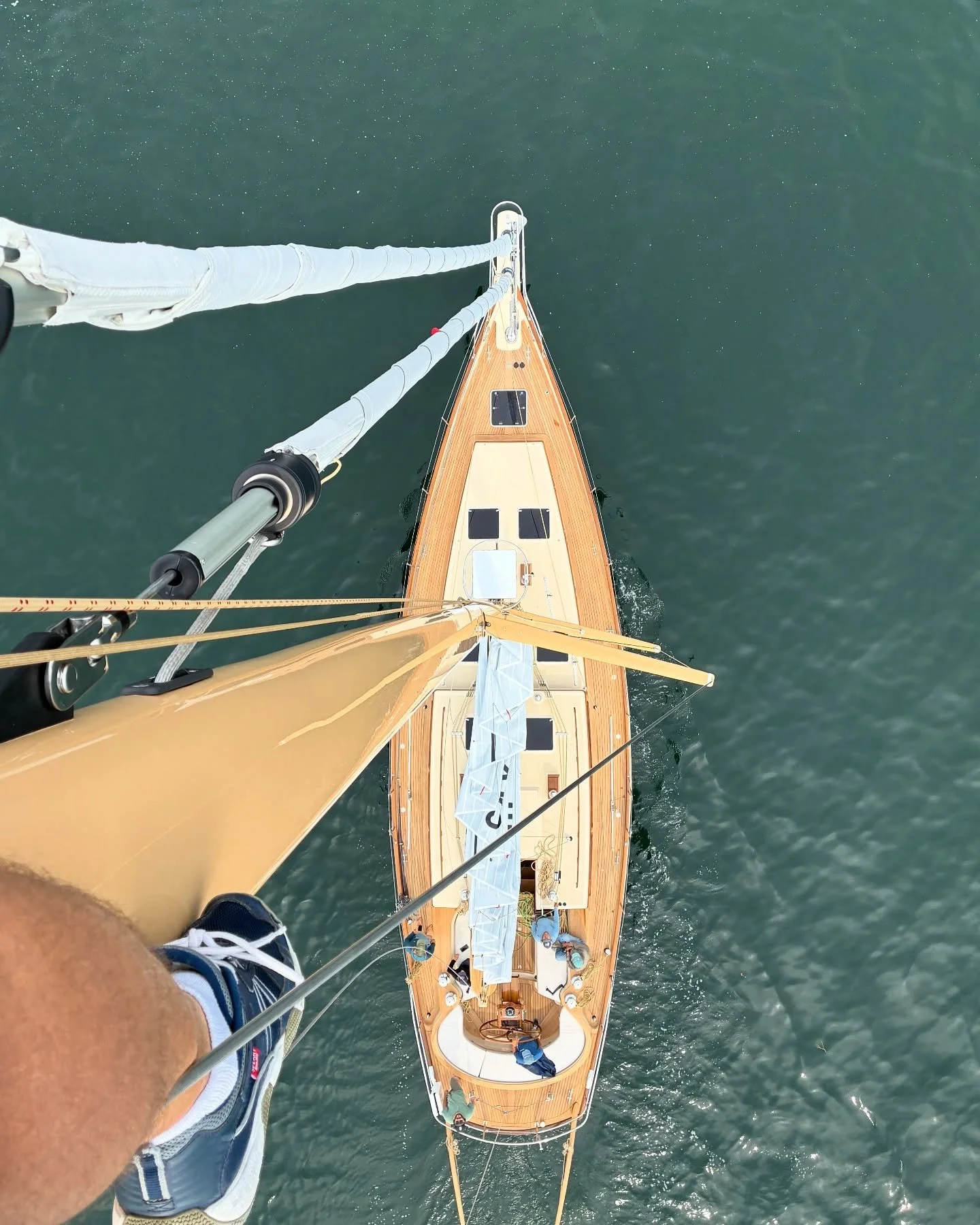 Always a super cool feeling to see our work take its maiden voyage out on the water. Here are some shots from this Green 56&rsquo;s sea trial with a fresh MBC rig! It is an honor to work with the team over at Brooklin Boat Yard!