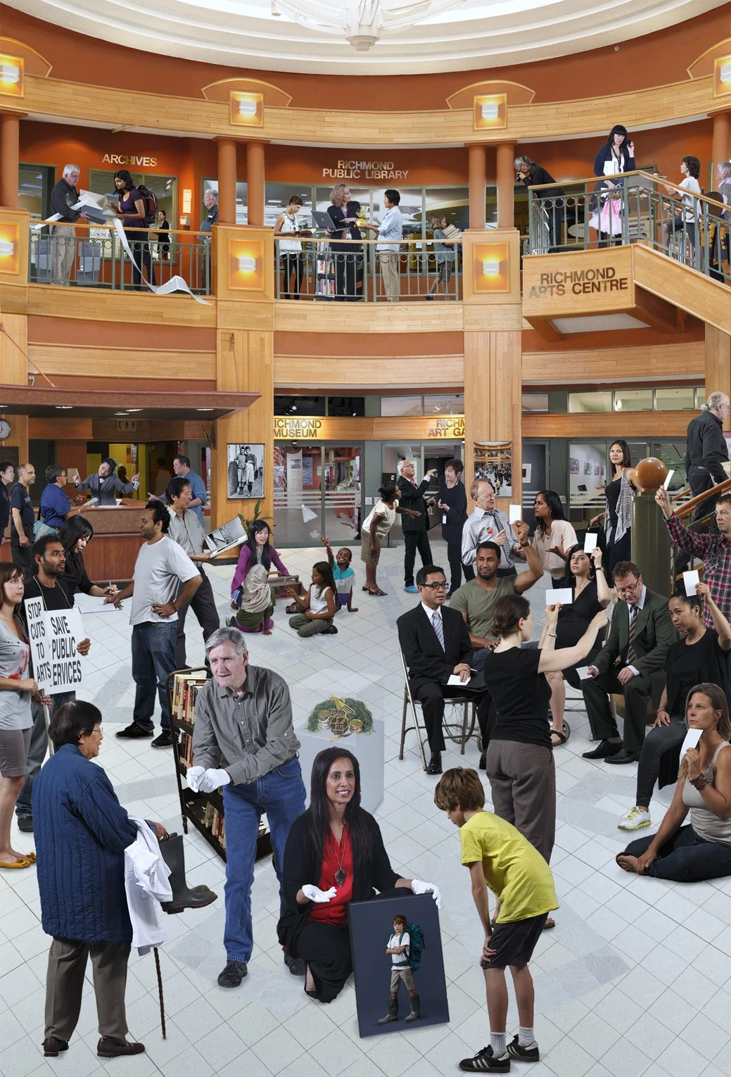 Public Matters, Carole Conde &amp; Karl Beveridge (detail) 2012, Inkjet print on paper