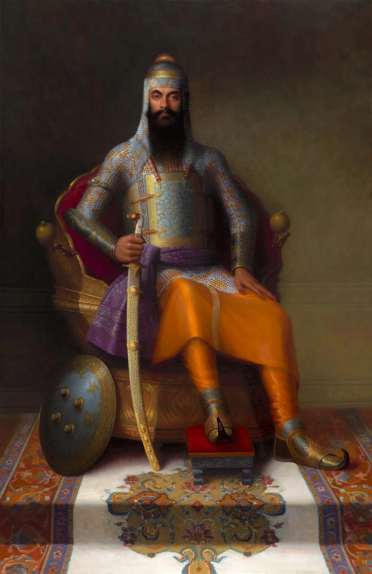 Manu Kaur Saluja, Marharajah Ranjit Singh The Lion of the Punjab, 2009