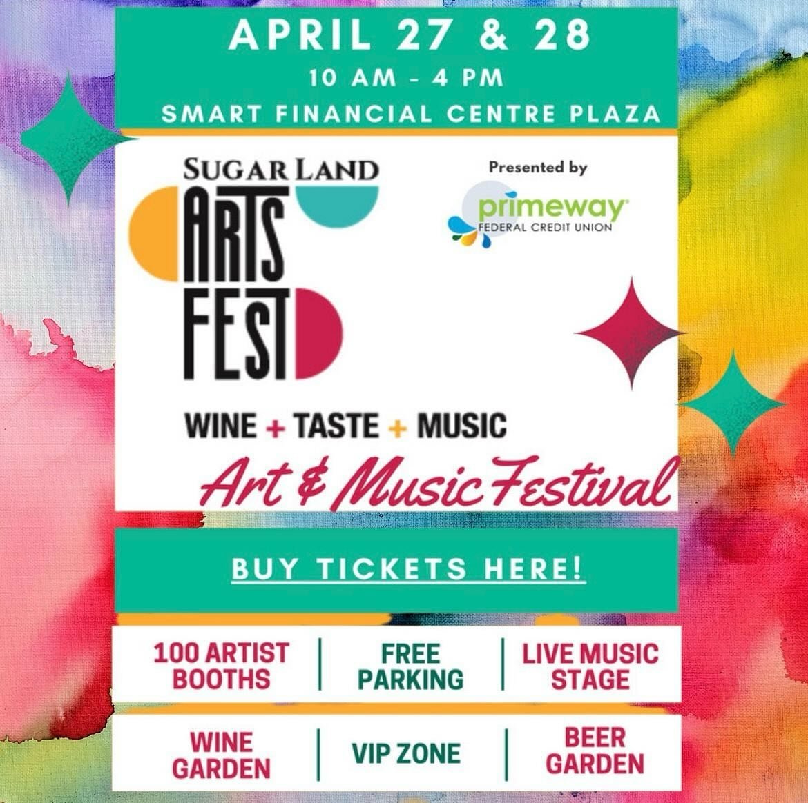 We will be at the Sugarland Arts Festival this weekend. Come see us at Booth 62!!
