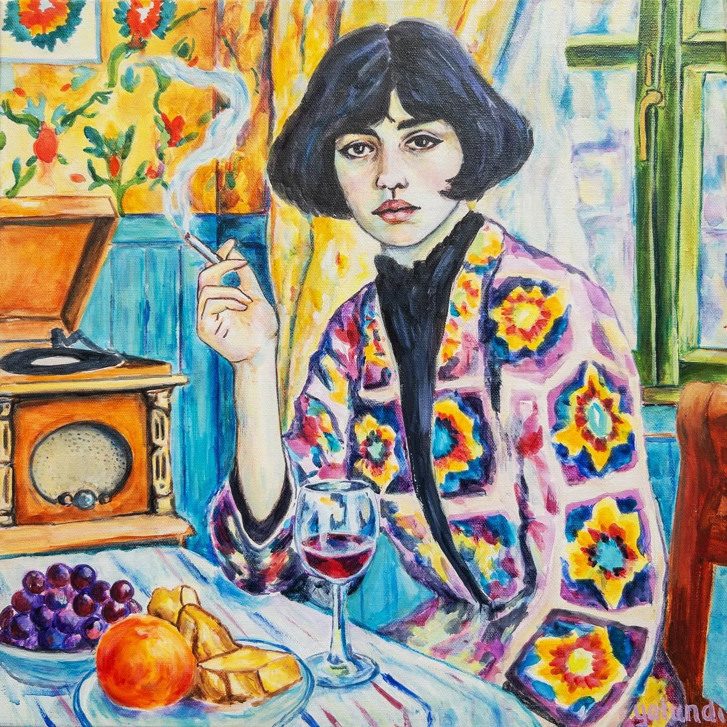 Maryam 16x16 Artist: Mikal Boston

Original sold. Prints will be available soon on metalrabbitstudio.org. 
 
This is one of my favorite faces that I have painted. Her expression says many things. What does her expression say to you?
.
.
.
#art #artis