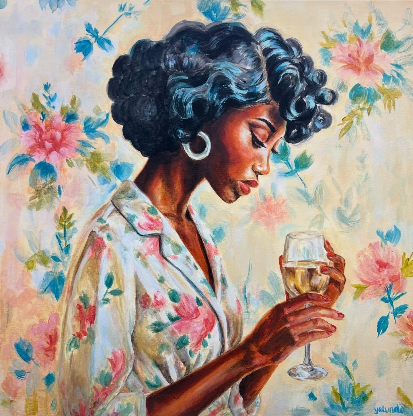 Waiting 24x24

Artist: Mikal Boston (Yatundi) 
.
.
.
.
#metalrabbitstudio #contemporaryart #figurativepainting #womeninart #emergingartist #fineartpainting #acrylicpainting #houstonartist #originalartwork #artforsale #floralart #blackwomeninart #femi