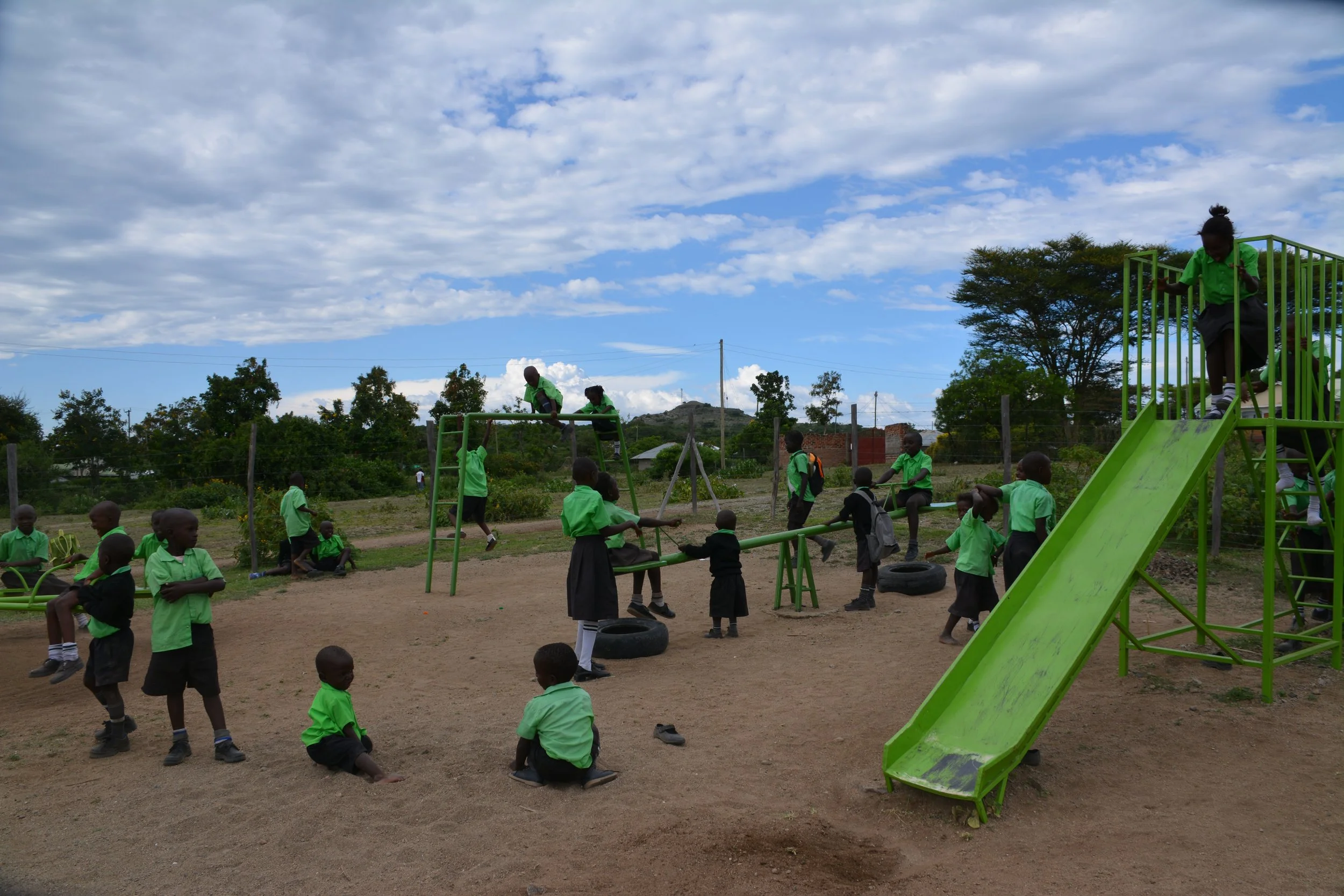 New playground equipment donated
