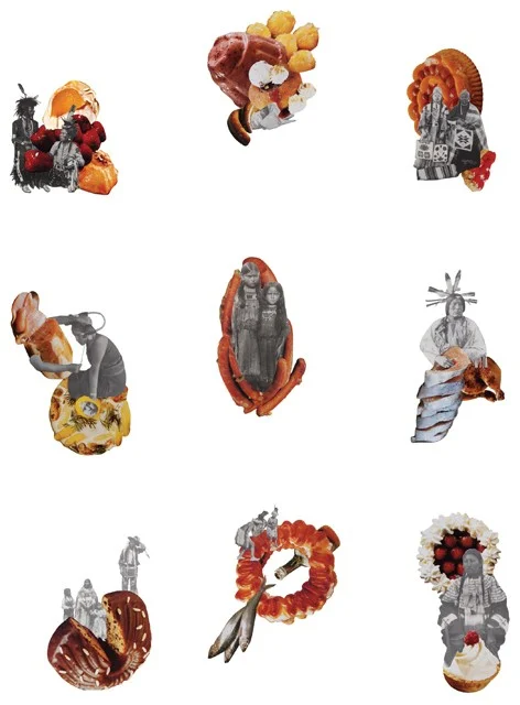 Trifle III. (2014) Small collage series