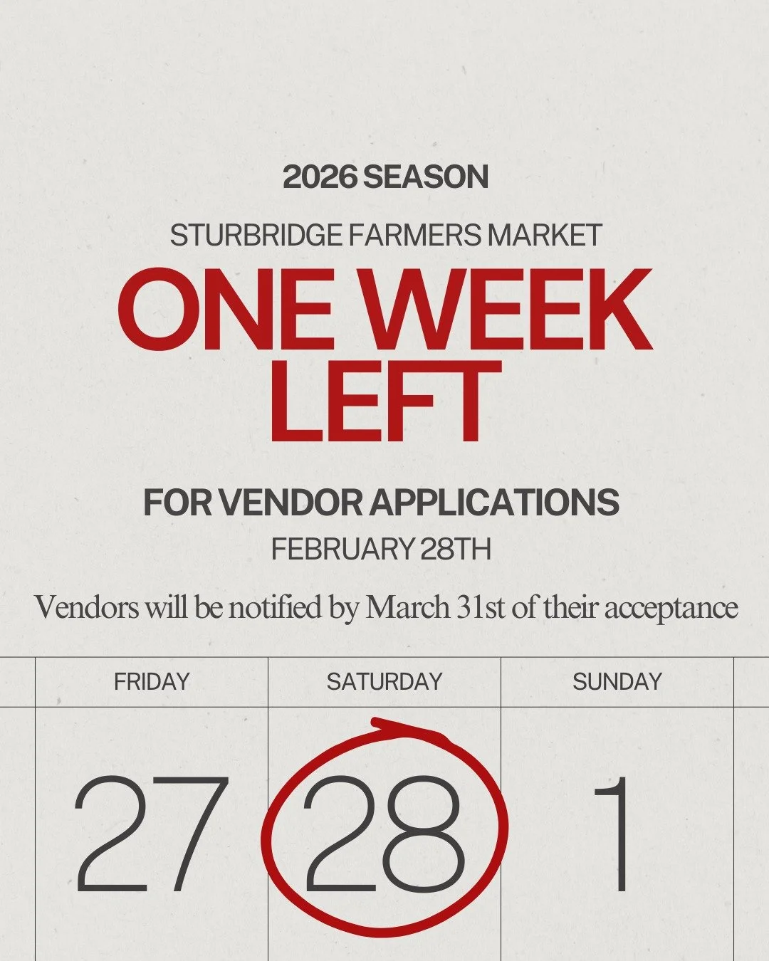 😯I can't believe February is almost over! This means that there is only one week left to submit Applications for the 2026 Season.

You can find the link through our website, under "Get Involved". This is also where you can find our Rules+G