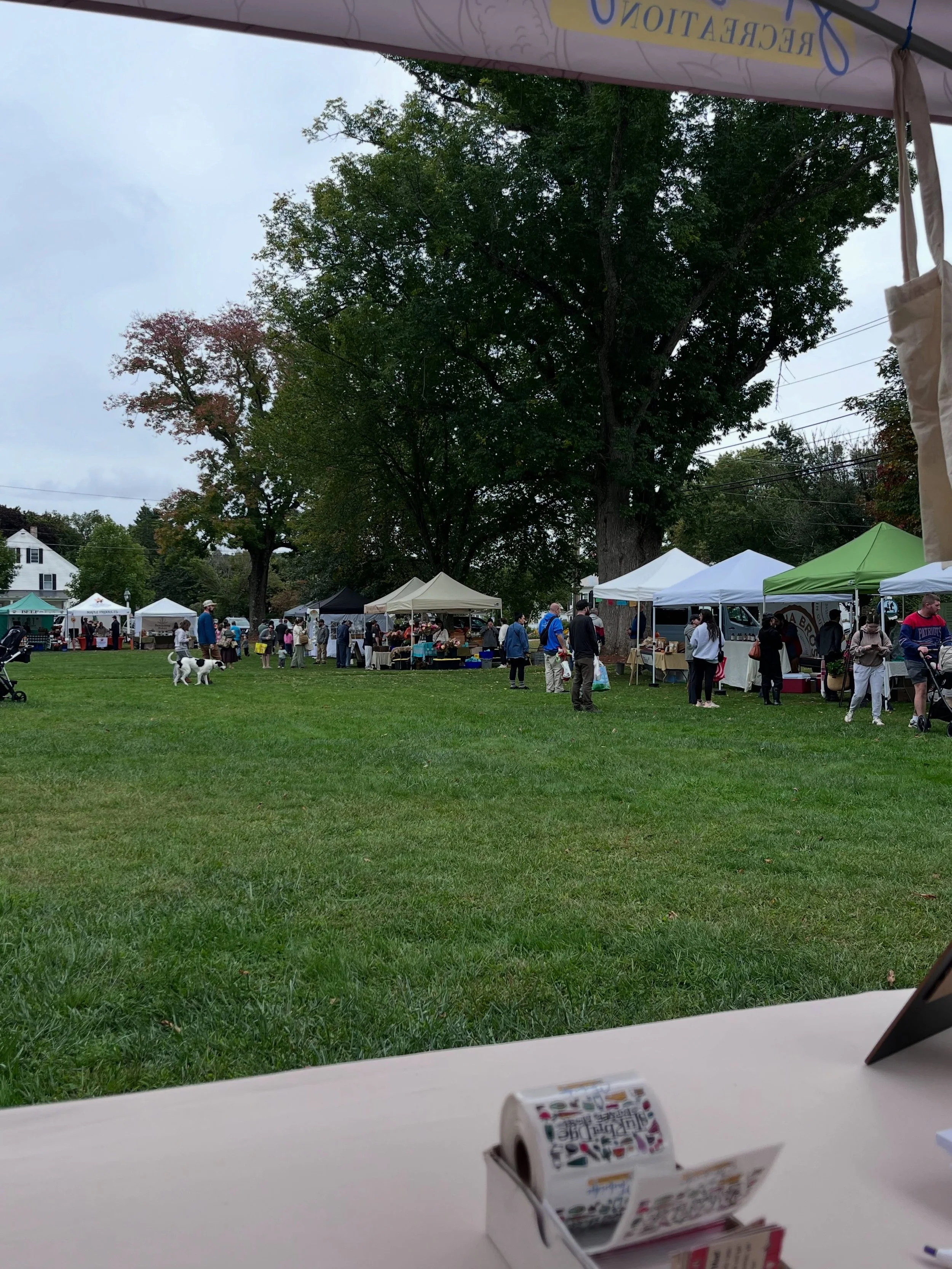🌿Happy Market Day! Bundle up before you come out to support local vendors. We have all your favorites, don&rsquo;t leave empty handed! 
⏰On the common until 1pm!

#farmersmarket #localvendors #fallweather🍁 #bundleup