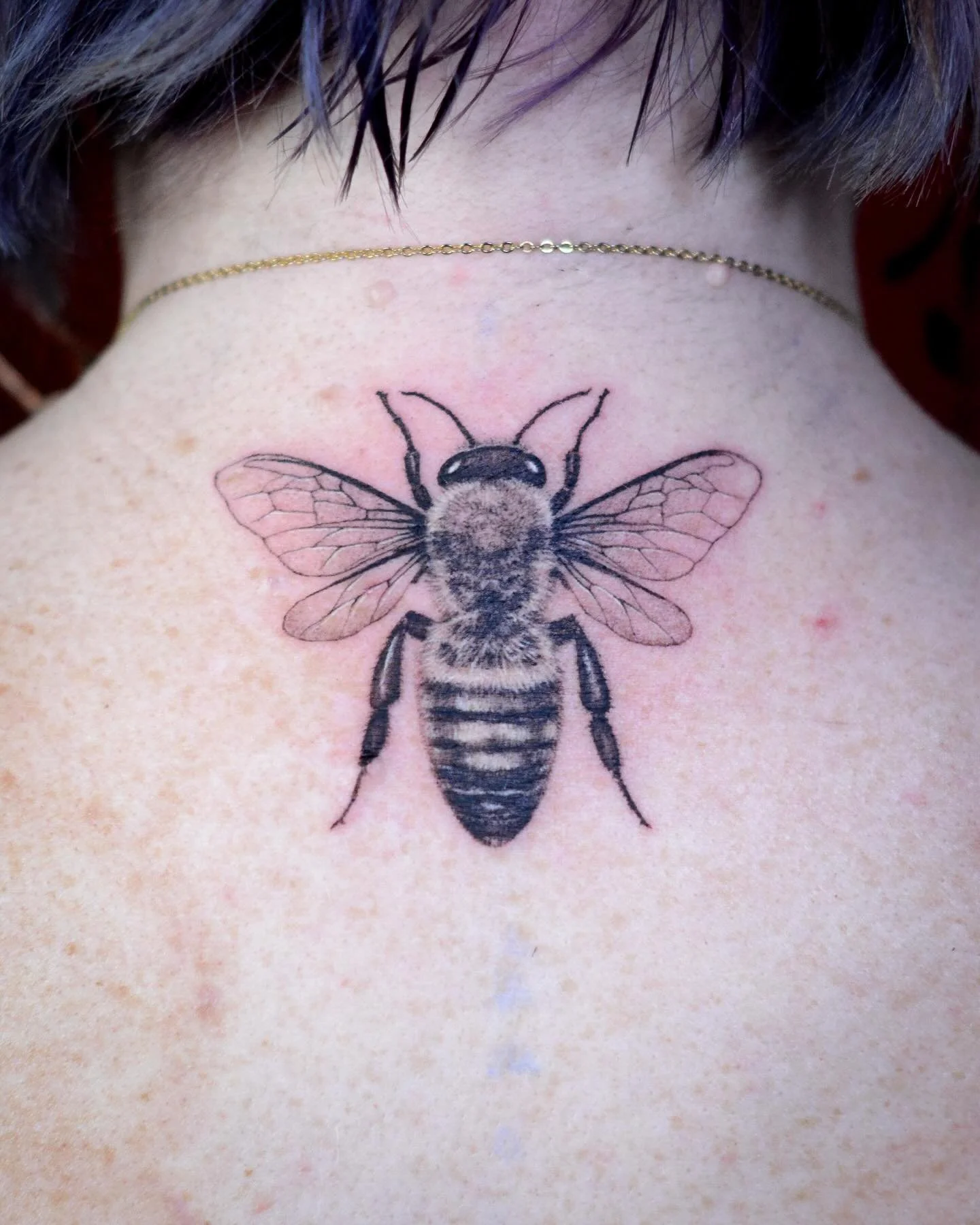 🐝-booking link is in bio. 
.
.
.
#bumblebee #🐝 #tattooing #tattoo #tattooist