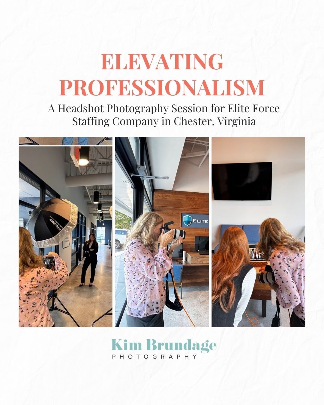 Elevating professionalism with Elite Force Staffing Company! 💼

Their dedication to excellence shines through in every team member's headshot. From makeup to wardrobe styling, each detail is carefully crafted to convey confidence and professionalism